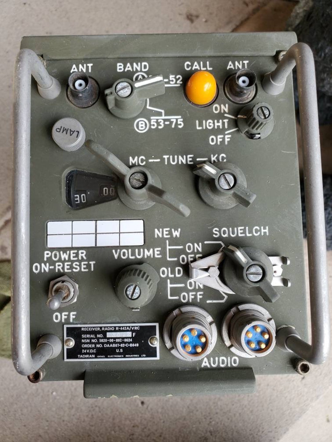 Vintage Humvee Receiver R-442a/vrc Auxiliary Radio in Very Good ...