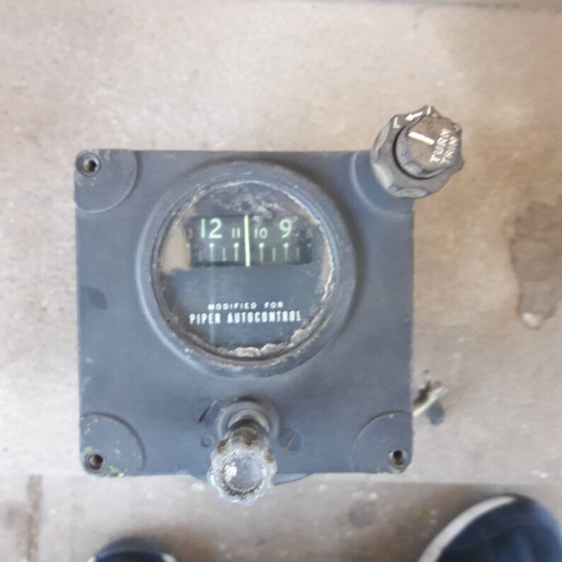 No sales outside the USA. Vintage Piper Aircraft instrument 1950/'s Piper Auto Control L@@K Good condition