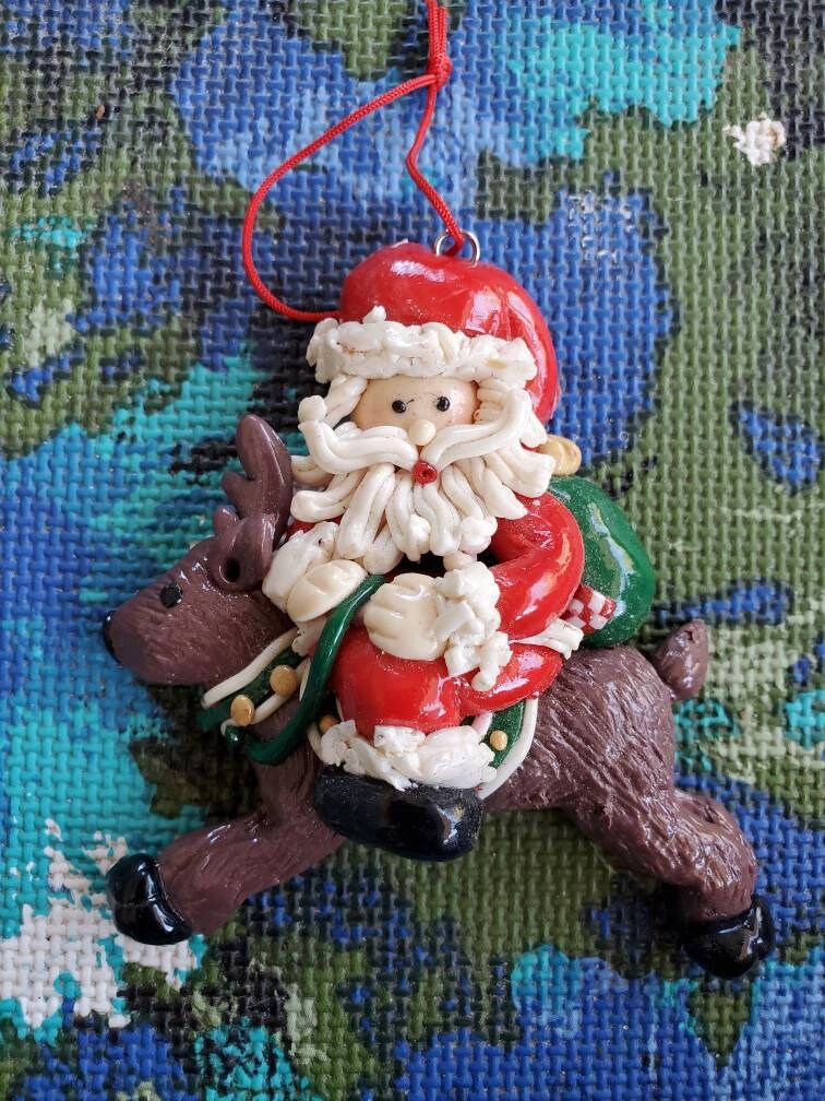 * vintage ornament ❀ キュートな サンタクロース さん 落ち vintage ornament ❀ キュートな サンタクロース さん