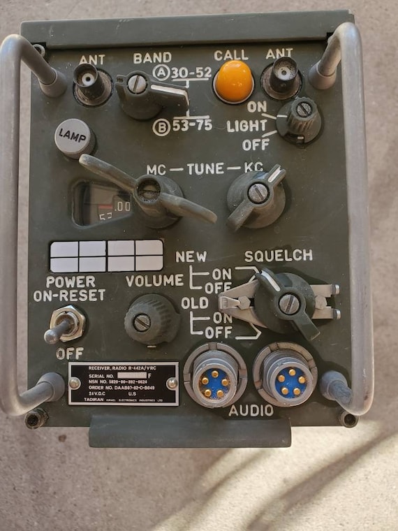 軍用無線　RECEIVER RADIO R-442/VRC No.5549 R-442/VRC VHF Radio Receiver – Reforger Military Online Store