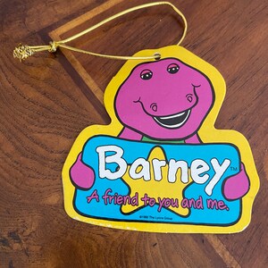 Vintage 1992 Barney Baby Bop Hang Tag. Beautiful Condition. for Plush ...