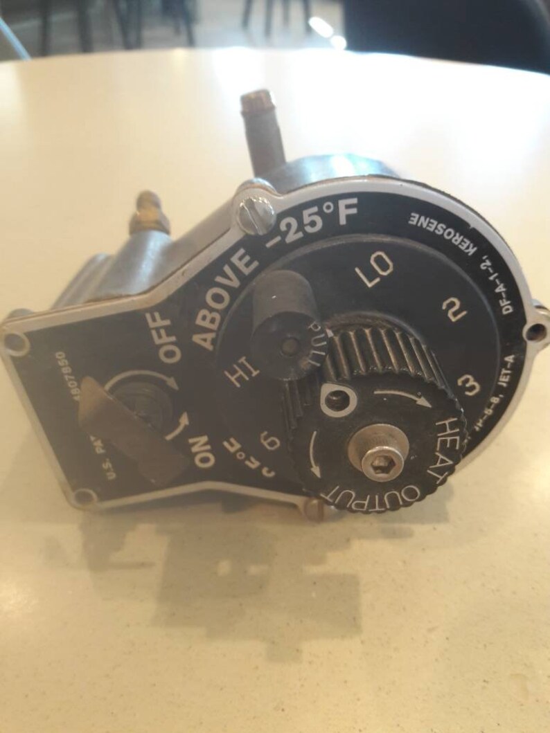 Vintage M1941 Space Heater Control Valve. Fuel Flow Valve Nice Etsy