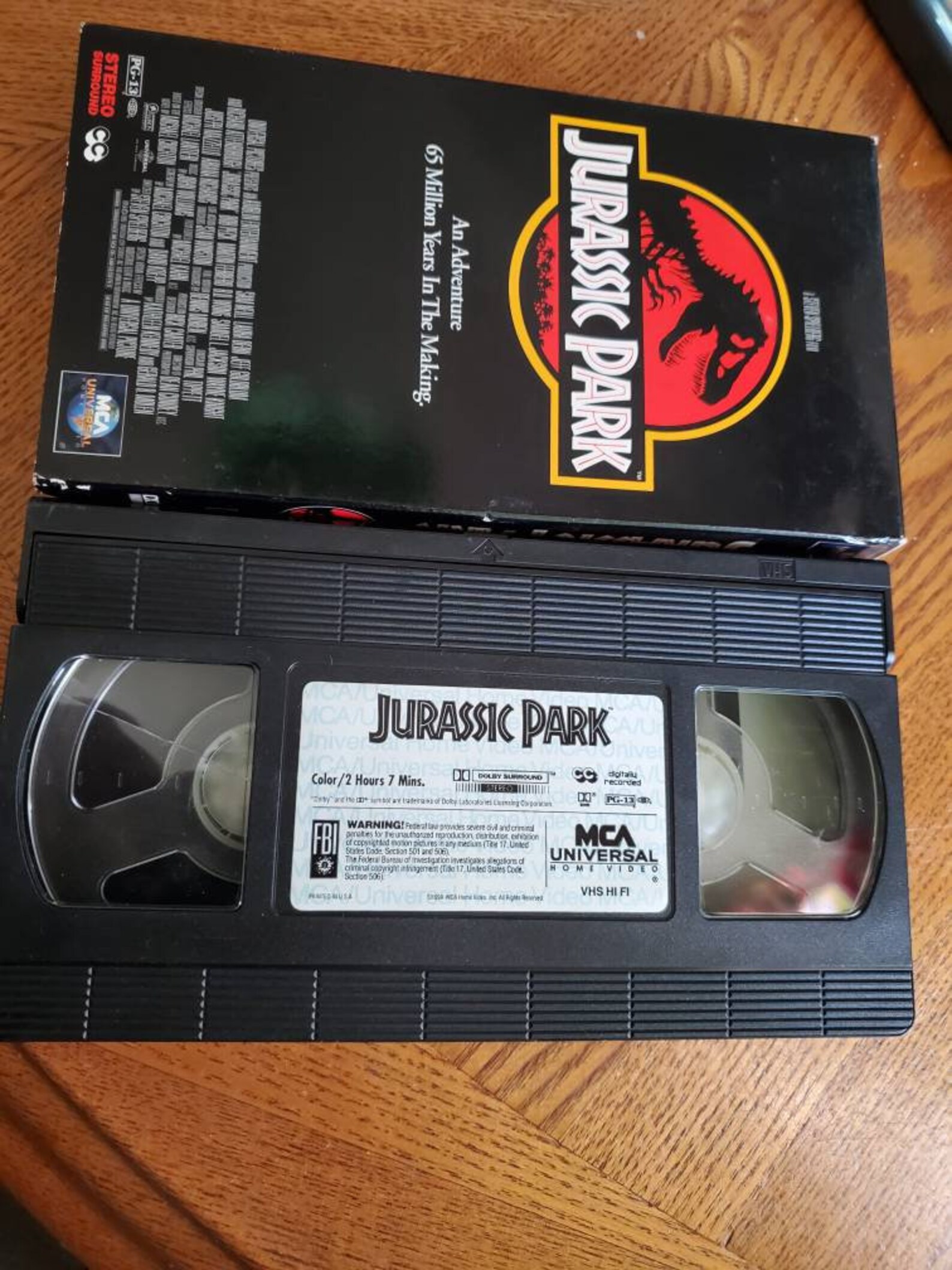 Vintage Jurassic Park VHS Movie. Very Good Condition First Etsy