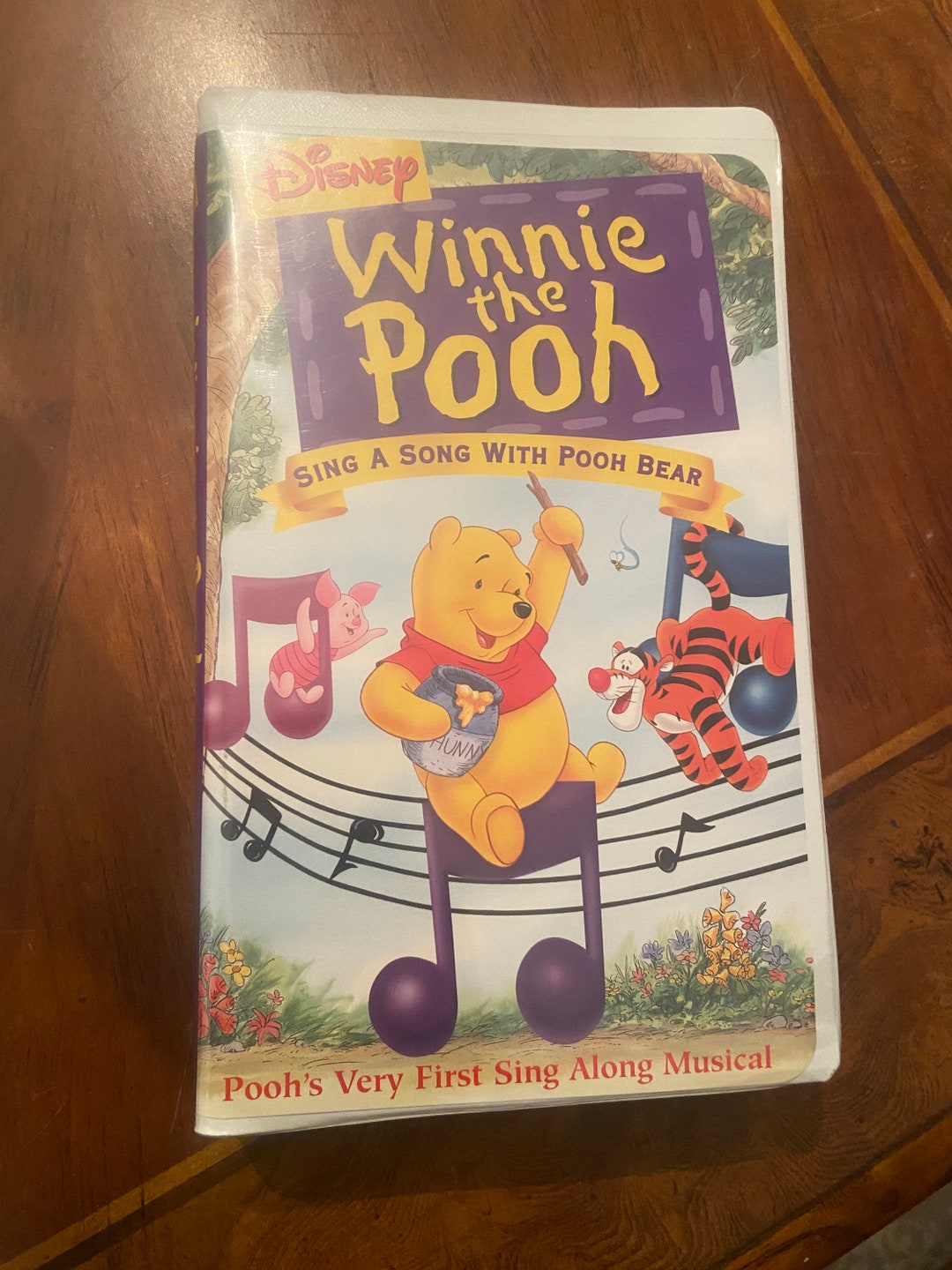 Sing A Song With Pooh Bear 1999 Vintage Disney Winnie the Pooh Sing a Song With Pooh Bear VHS Excellent