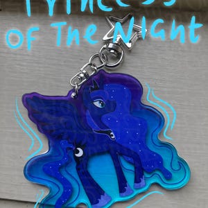 Charm acrílico Princesa de la Noche