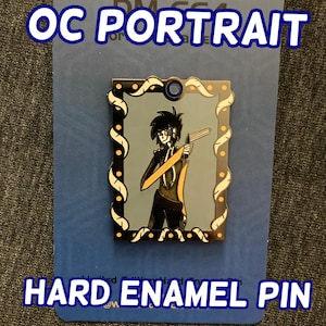 DM-664 Portrait Hard Enamel Pin (Limited Edition OC Merch 2023)
