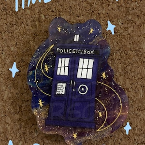 Time Machine 1’5 inch mini Acrylic Pin