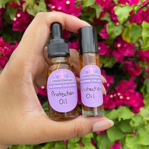 Protection Oil - Banish Negativity | Anointing Oil | Ritual Oil | Conjure Oil | Manifesting Oil | Intention Oil | Protection Spell Oil