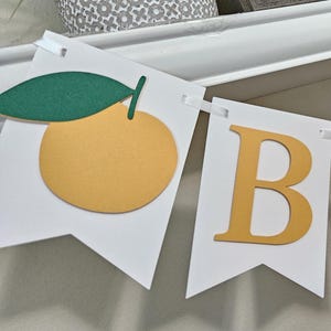 Little cutie baby banner-Clementine Cutie baby shower banner-Little Cutie theme party banner-Little Cutie name banner-one Cutie birthday