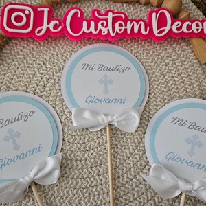 Boy Girl God Bless Centerpiece-Baptism First Communion Centerpiece-Baptism Centerpiece-Mi Bautizo Centerpiece-Baptism centerpiece-MI Bautizo