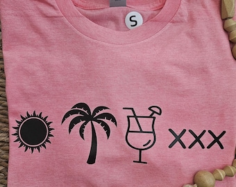 Playa woman shirt-Si hay sol hay Playa shirt-Adult woman shirt-Spanish Playa shirt-Unisex beach shirt-Si es contigo mejor shirt-callaita