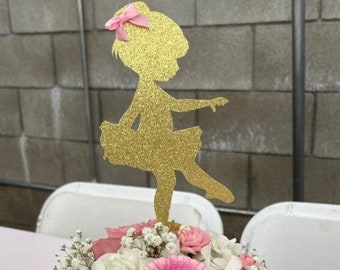 Ballerina Centerpieces-Tutu ballerina centerpiece picks-ballerina birthday centerpiece-tutu centerpiece-ballerina cuts-tutu birthday cut