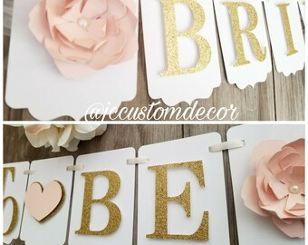 bridal shower banner etsy wedding shower banner