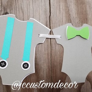 Little Man Onesie Banner-Bowtie boy banner-Suspender bowtie baby banner-Little man theme banner-Little man baby shower theme-Onesie banner