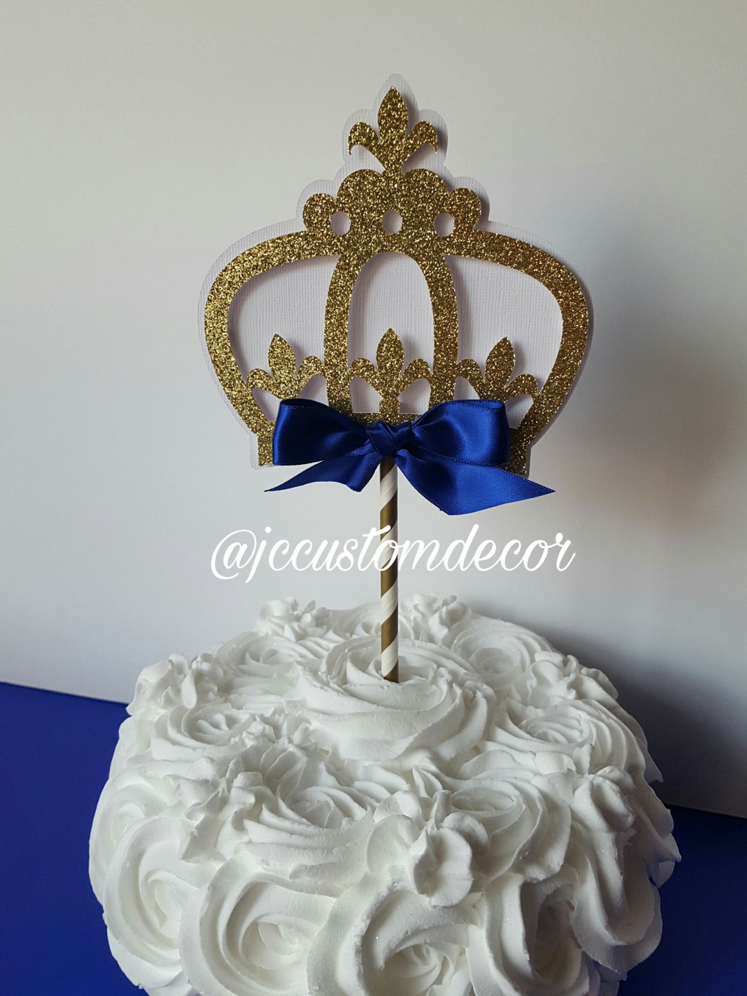 Royal Prince Crown Cake Topperroyal Prince Cake Toppercrown Cake