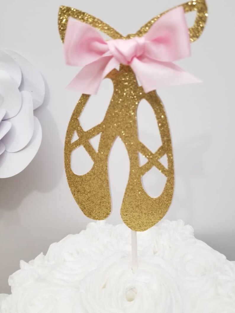 Ballerina Cake topperBallerina slippers cake topperBallerina Etsy