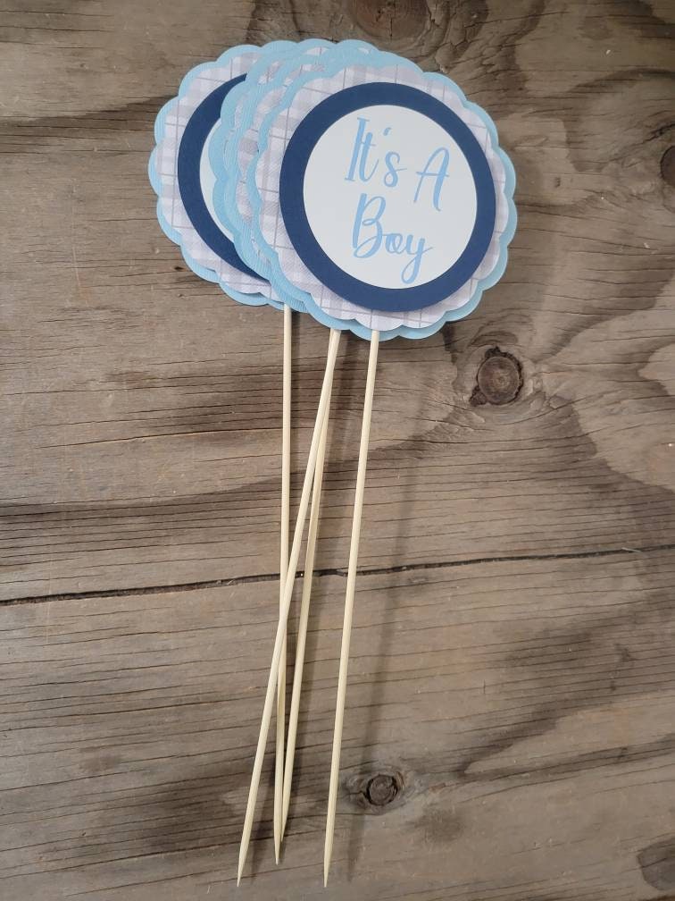 It's A Boybaby Boy Centerpiece Picksits A Boy Etsy