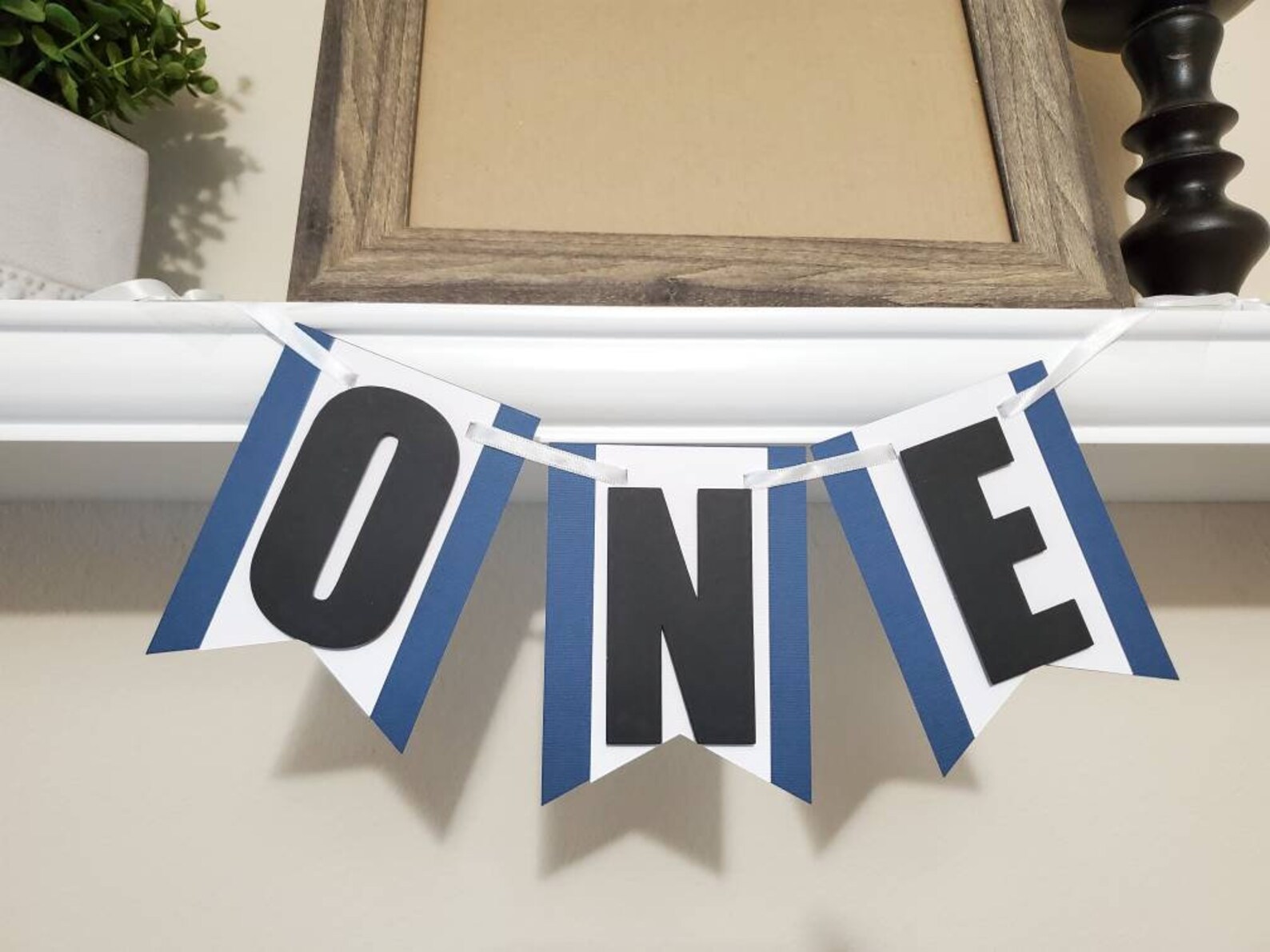 One Boy Highchair Banner-one Boy Birthday Banner-one | Etsy