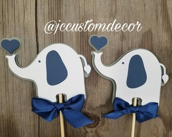 Baby Elephant Centerpiece-Elephant Baby Shower Centerpiece-Boy Girl Elephant Centerpieces-Elephant Theme Shower Centerpiece-Baby Elephant