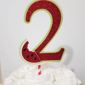 Watermelon cake topper-Watermelon theme cake topper-Watermelon birthday topper-Watermelon Theme-Watermelon Birthday cake topper-2 topper