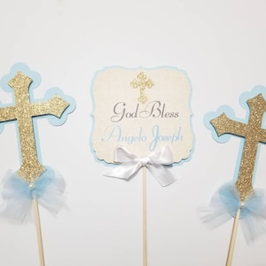 Baptism Boy Girl Centerpiece-Communion Centerpiece-Baptism Centerpiece-Cross Centerpiece-Christening  Centerpiece- MiBautizo Centerpiece