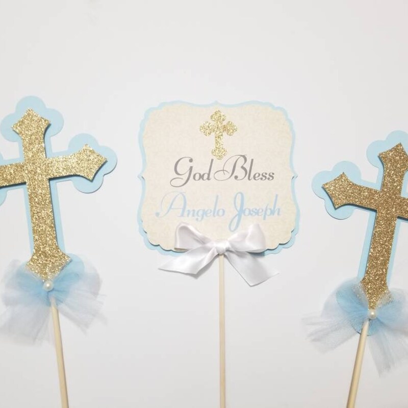 Baptism Centerpieces - Etsy