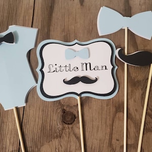 Little Man Centerpiece -Little Man Baby Shower Centerpiece-Little Man Centerpiece-Little Man Shower Baby Shower-Baby Boy-Baby Boy Shower