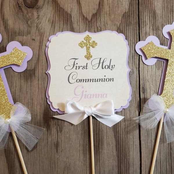 First Communion Girl Boy Centerpiece-First Communion Centerpiece-First Communion Decoration-First Communion-Boy Girl Communion centerpiece