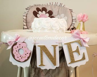 One Donut Banner-Donut One Banner-donut Birthday one banner-Donut-Donut Girl party banner-do not grow up girl banner-Do not grow up banner