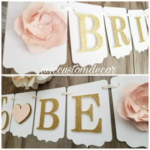 Bride To Be Banner-Bride to be flower banner-Miss To Mrs Banner-wedding banner-bridal banner-bridal shower banner-bride to be-wedding-flower