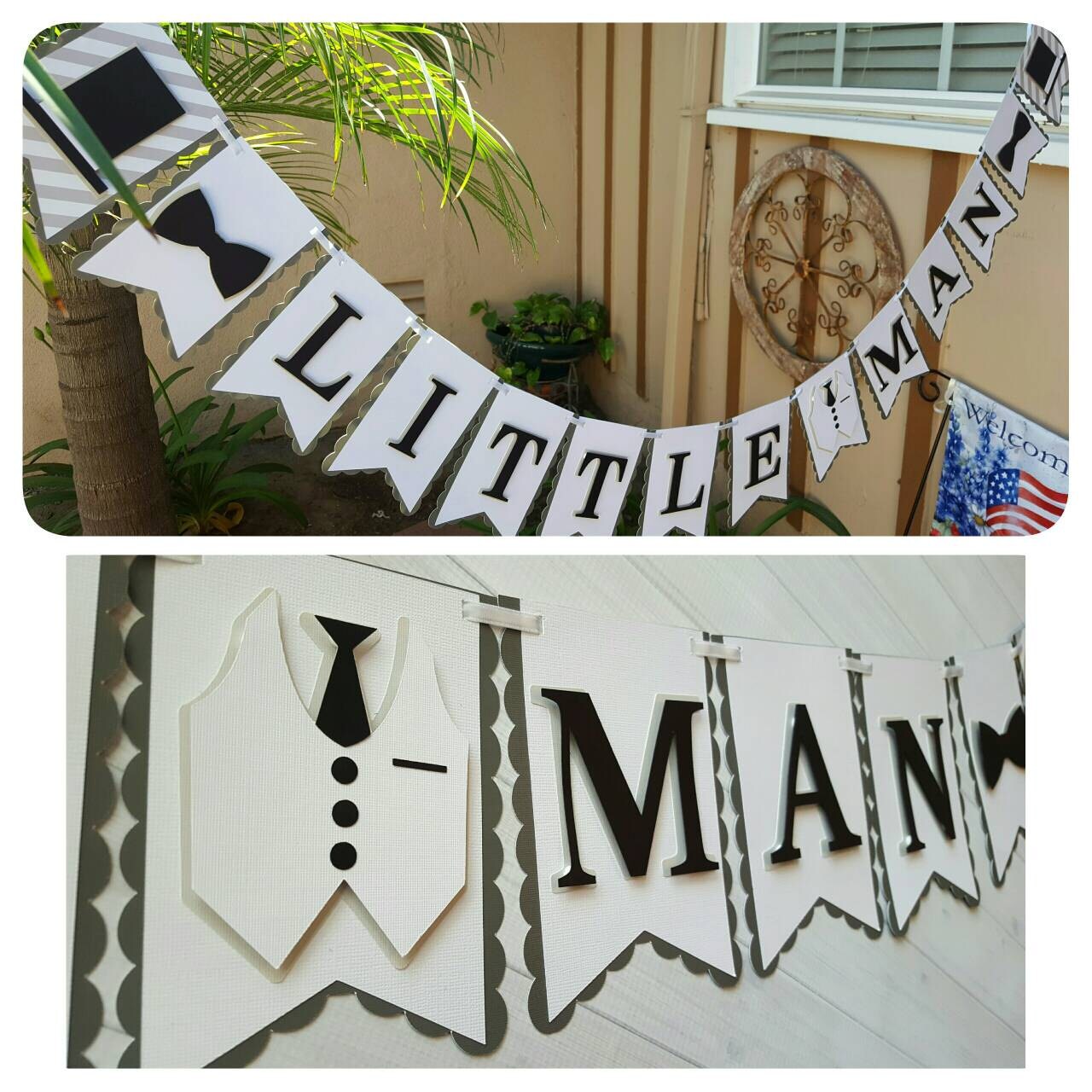 Little Man Banner-Little Man Baby Shower Banner-Little Man | Etsy