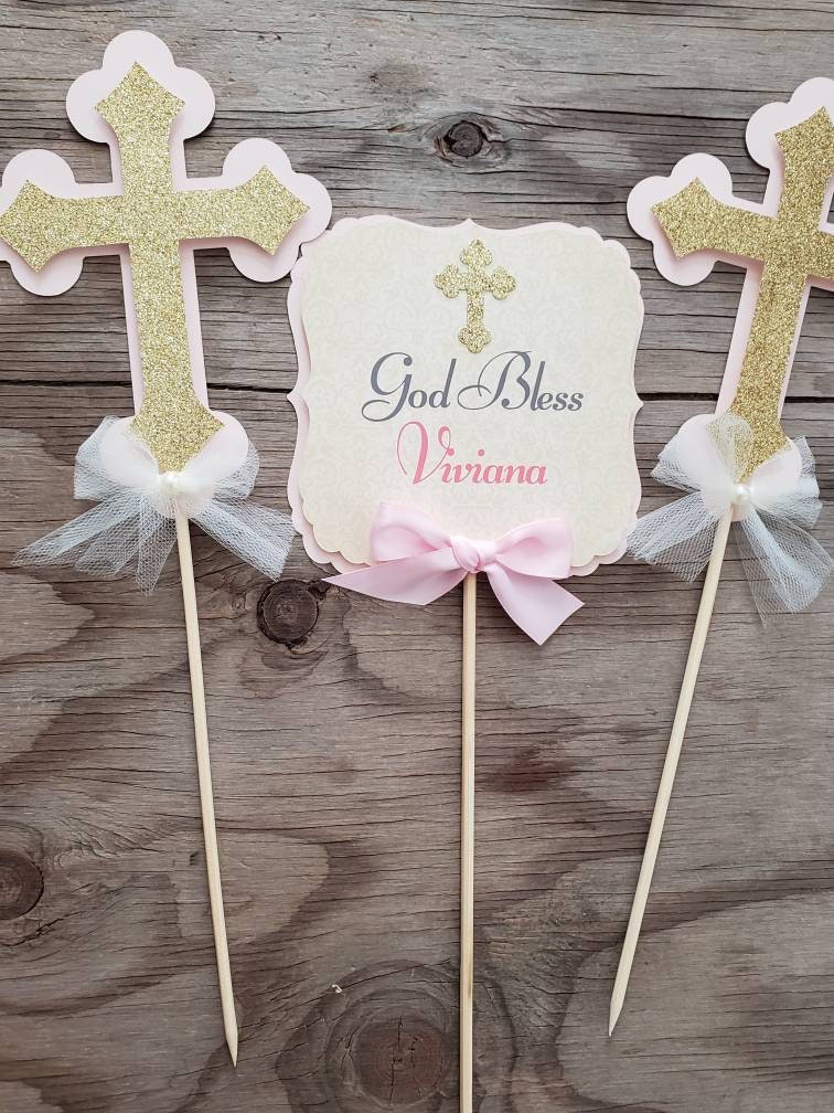 Baptism Boy Girl Centerpiece-communion Centerpiece-baptism - Etsy