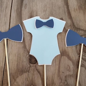 Little Man Centerpiece -Little Man Baby Shower Centerpiece-Little Man Centerpiece-Little Man Shower Baby Shower-Baby Boy-onesie bowtie