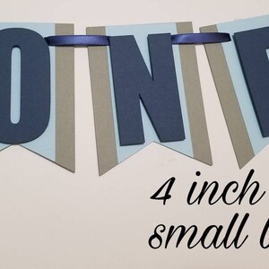 One Boy Highchair Banner-one Boy Birthday Banner-one Banner-boy First ...