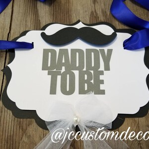 Mustache Theme Daddy to be chair sign-Daddy to be chair sign-Dad to be chair sign-Mustache Theme Daddy to be chair sign-Mustache baby shower