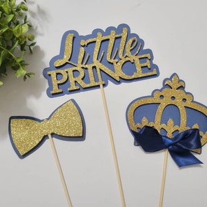 It&#39;s A Prince baby shower centerpiece-Its A Prince-Royal baby prince shower-Royal baby shower-Royal gold centerpiece-royal blue and gold