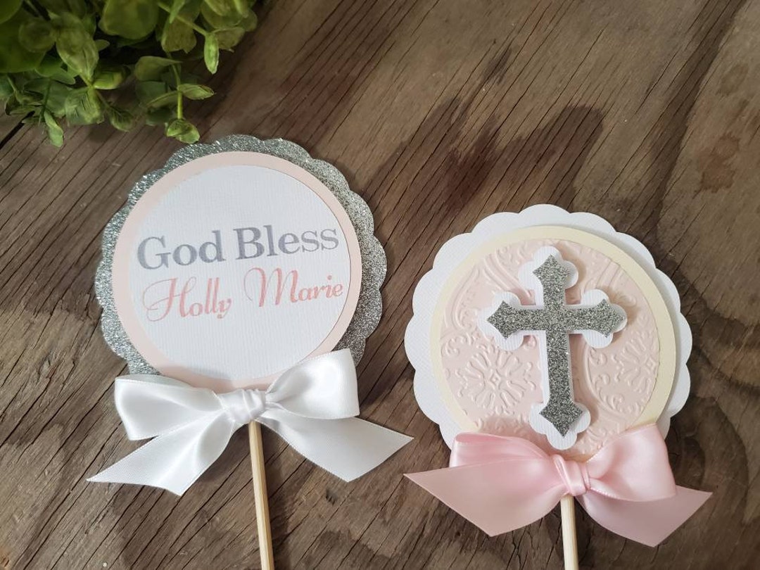 Baptism Boy Girl Centerpiece-communion Centerpiece-baptism Centerpiece ...