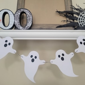 Ghost Garland banner-Spooky Ghost Garland-Spooky birthday Garland-Spooky Garland-Spooky Ghost birthday-Ghost birthday garland-Ghost banner