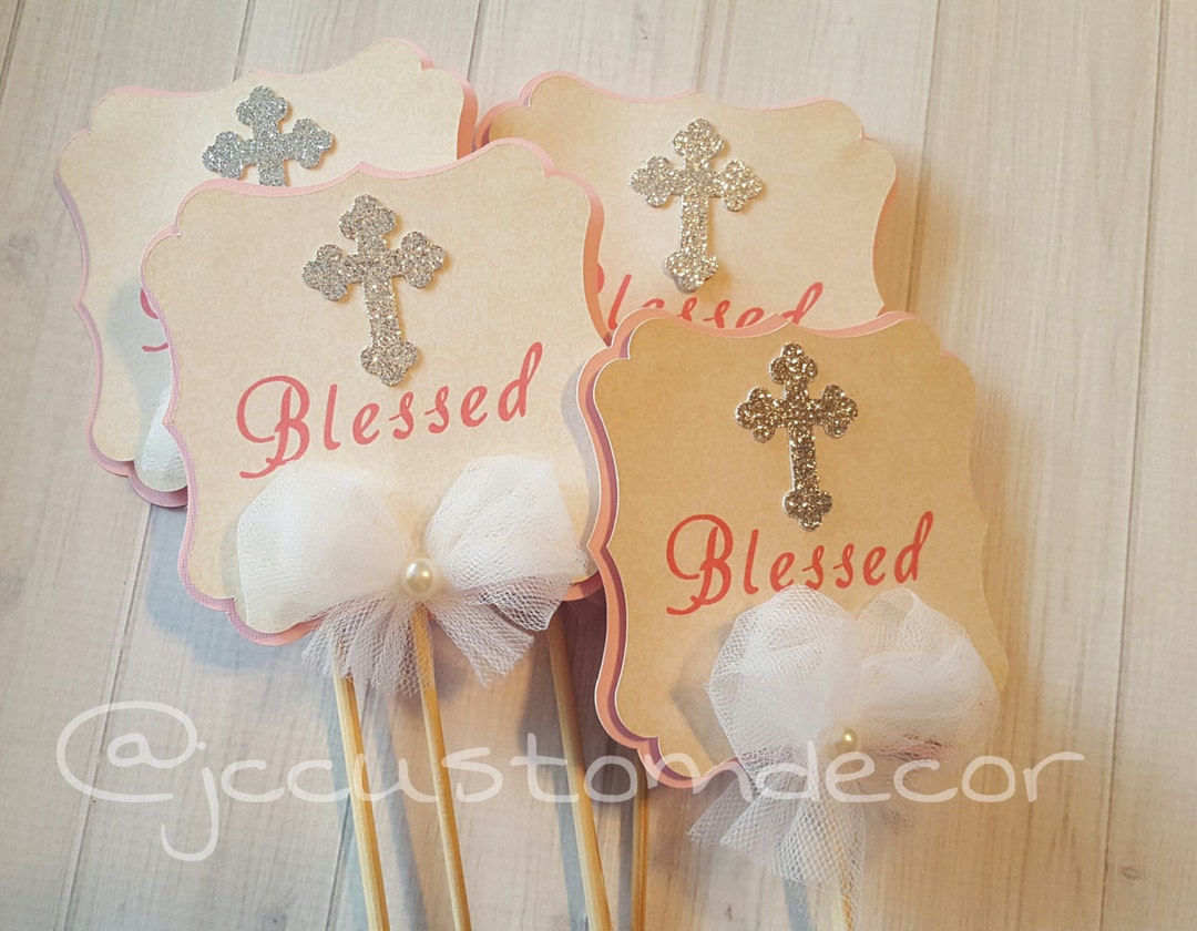 Baptism Boy Girl Centerpiece-religious Centerpiece-baptism Centerpiece ...