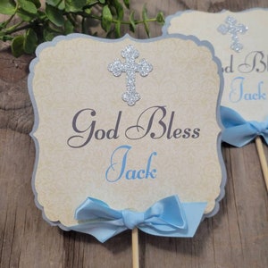 Baptism Boy Girl Centerpiece-Communion Centerpiece-Baptism Centerpiece-Cross Centerpiece-Christening  Centerpiece- MiBautizo Centerpiece