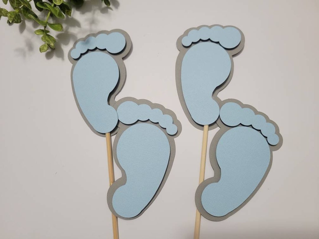 Baby Footprints Centerpiece Picksbaby Footprints Picksbaby Footprints