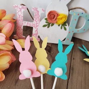 Bunny Cupcake toppers-bunny party cupcake toppers-Easter bunny cupcake toppers-Some bunny is one cupcake toppers-bunny toppers-bunny theme