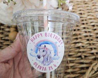 Unicorn Theme party cups-Magical Unicorn birthday party cups- Unicorn theme cups-Magical birthday cups-Unicorn birthday cups-Unicorn party