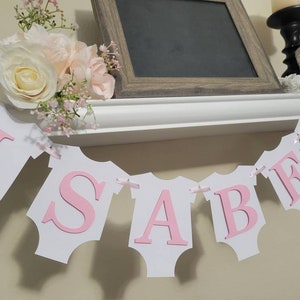 Onesie baby Girl Baby shower banner-Onesie girl baby banner-onesie banner-baby shower onesie banner-onesie baby banner-Its A Girl banner