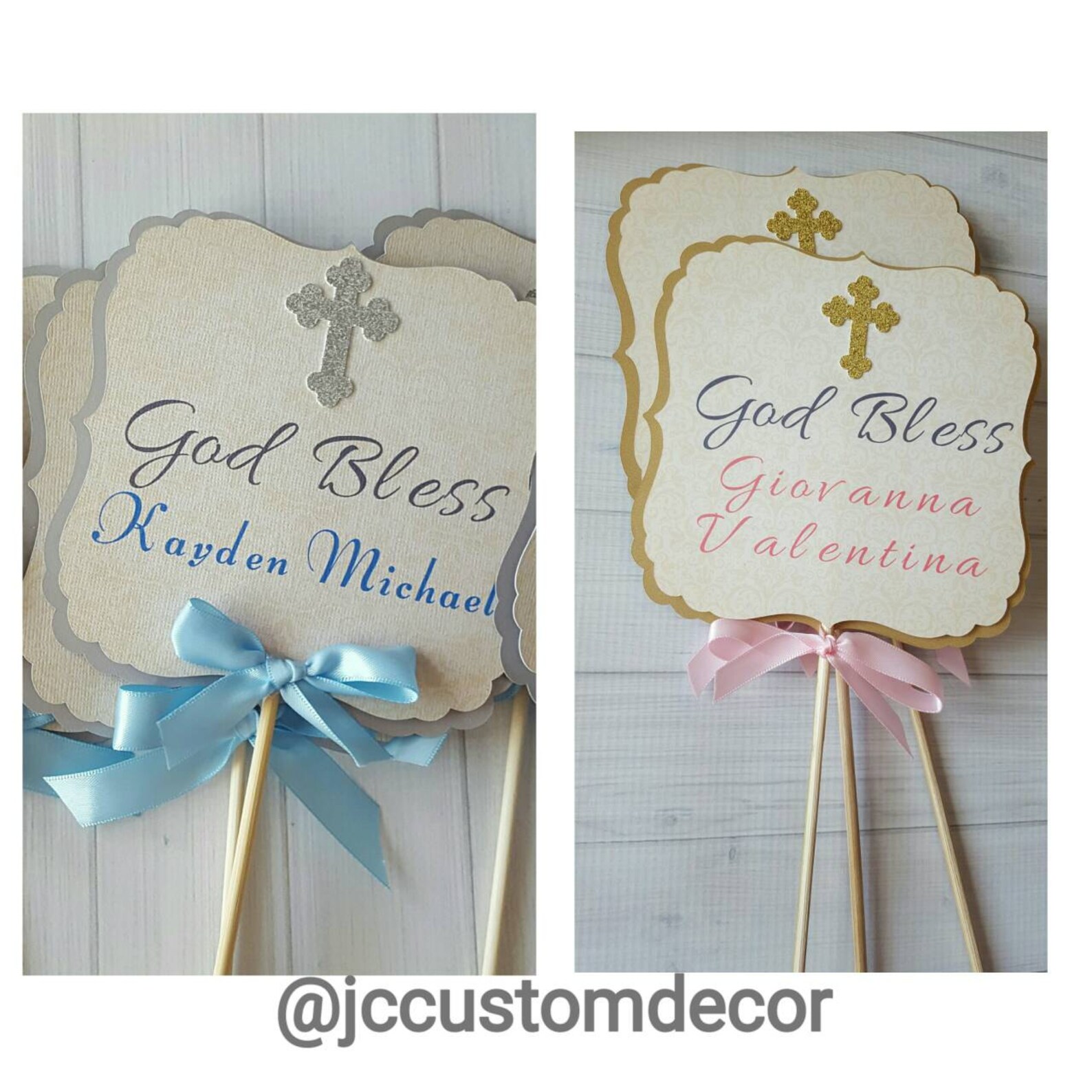 Baptism Boy Girl Centerpiece-communion Centerpiece-baptism - Etsy