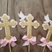 Baptism Girl Cross Dove Centerpiece-communion Centerpiece-baptism ...