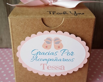 Personalized Baby Girl Shower favor box-Its A Girl Favor Treat Box-Girl Baby shower favor treat box-Shower Treat Favor Box-Its A Girl Box