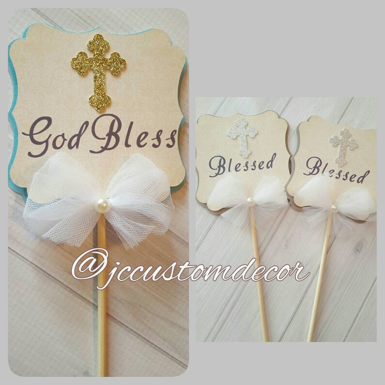 Baptism Boy Girl Centerpiece-religious Centerpiece-baptism - Etsy
