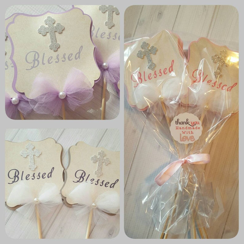 Baptism Boy Girl Centerpiecereligious Centerpiecebaptism Etsy