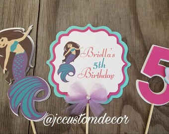 Mermaid Under The Sea Birthday Centerpiece-Mermaid Birthday Centerpiece-Under The Sea Centerpiece Birthday-Mermaid party-Mermaid theme